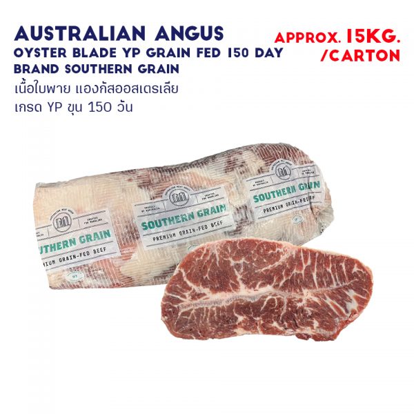 AUSTRALIAN ANGUS OYSTER BLADE YP GRAIN FED 150 DAY